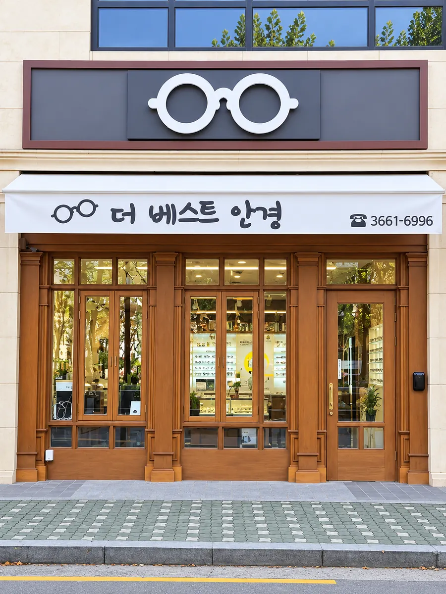 더 베스트 안경 매장 외관